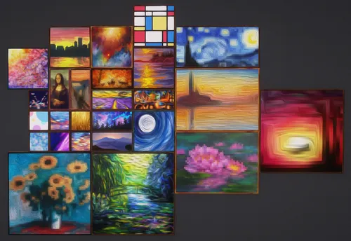 Fine Art Paintings — Minecraft mod, rasm 1