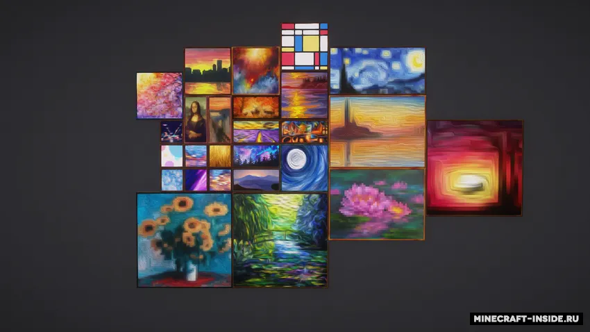 Fine Art Paintings — Minecraft mod, rasm 2