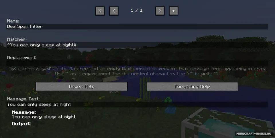ChatFlow — Minecraft mod, rasm 2
