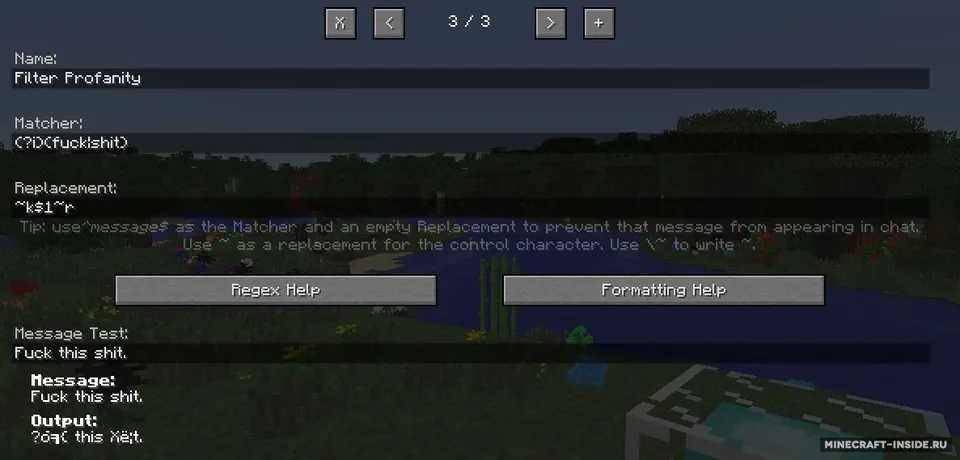 ChatFlow — Minecraft mod, rasm 4