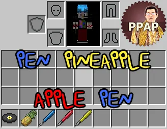 Pen Pineapple Apple Pen — Minecraft mod, rasm 2