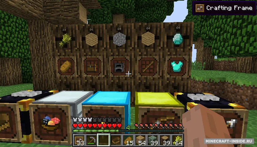 Super Crafting Frame — Minecraft mod, rasm 2