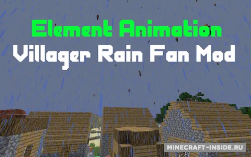 Villager Rain — Minecraft mod, rasm 1