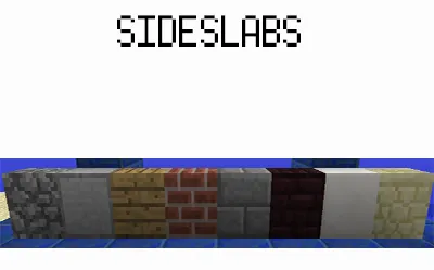 Side Slabs — Minecraft mod, rasm 1