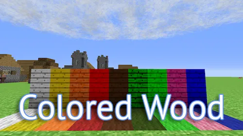 Colored Wood — Minecraft mod, rasm 1