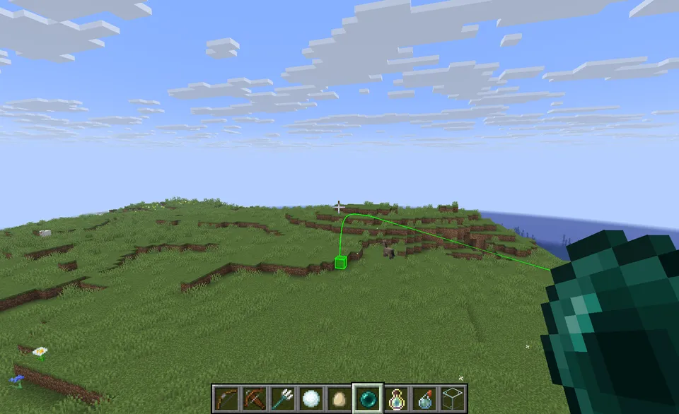 Projectile Trajectroy Preview — Minecraft mod, rasm 3