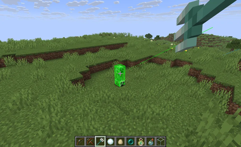 Projectile Trajectroy Preview — Minecraft mod, rasm 4