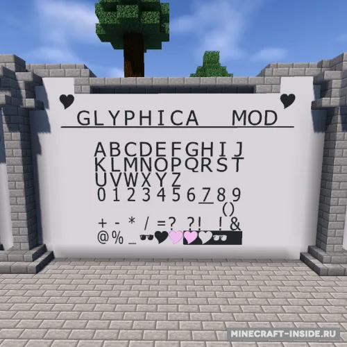 Glyphica — Minecraft mod, rasm 1