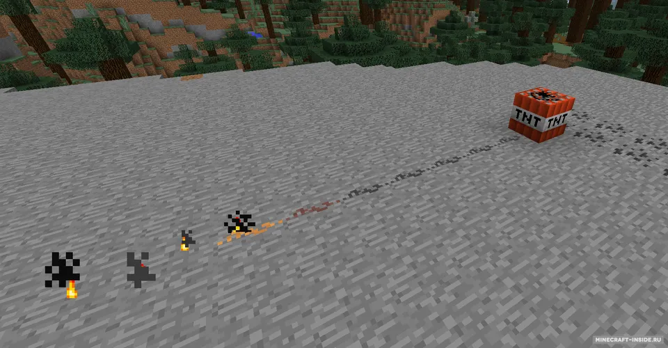 Placeable Gunpowder — Minecraft mod, rasm 2