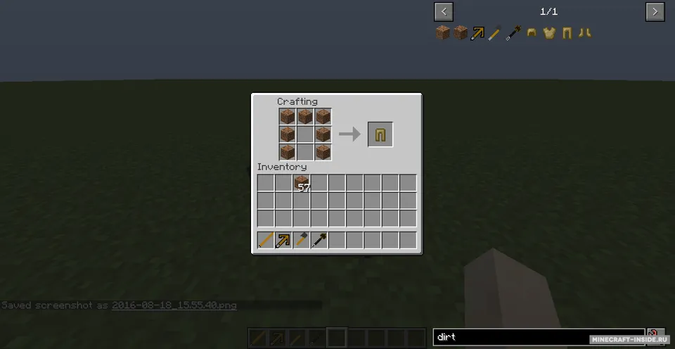 The Dirt — Minecraft mod, rasm 3