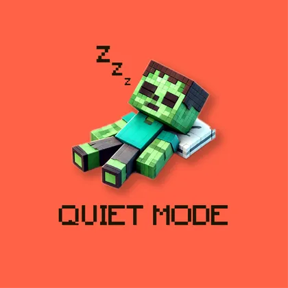 QuietMode — Minecraft mod, rasm 1