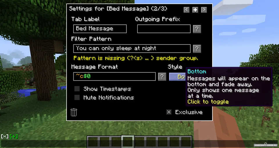 BetterMinecraftChat — Minecraft mod, rasm 5