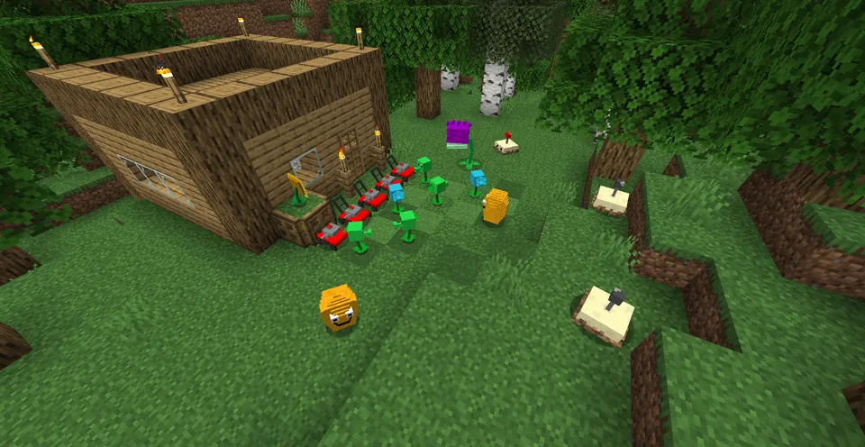 Plants VS Zombies Replanted — Minecraft mod, rasm 8