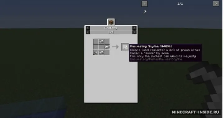 Harvester Scythe — Minecraft mod, rasm 5