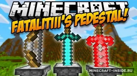 Pedestal — Minecraft mod, rasm 1