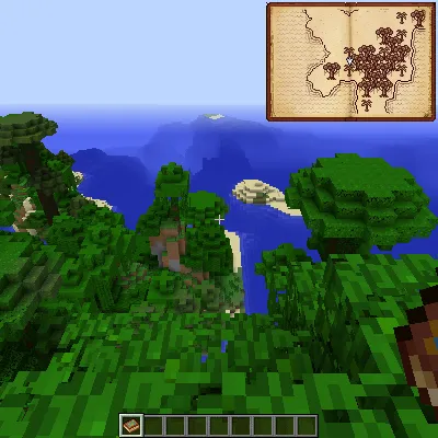 Antique Atlas Overlay — Minecraft mod, rasm 1