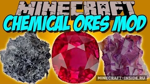 Ores of Chemical Elements — Minecraft mod, rasm 1