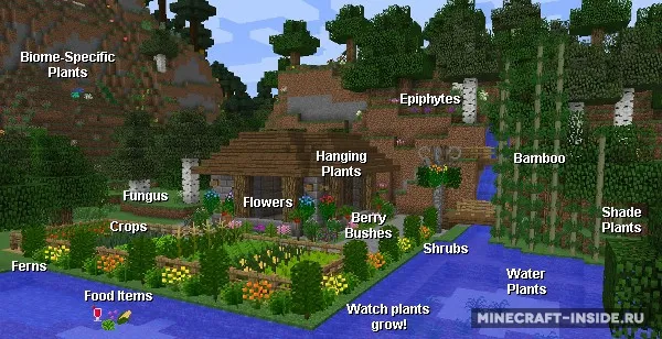 Plant Mega Pack — Minecraft mod, rasm 2