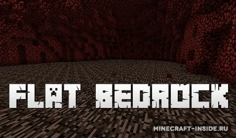 Flat Bedrock — Minecraft mod, rasm 1