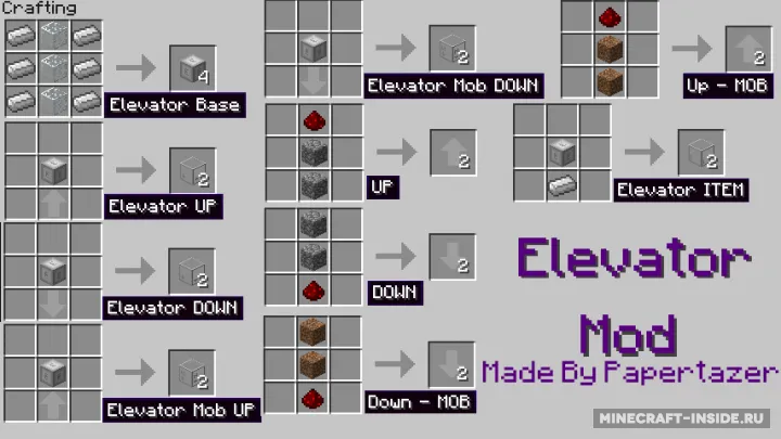 Elevator — Minecraft mod, rasm 3