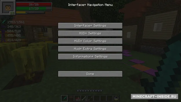 Interface+ — Minecraft mod, rasm 6