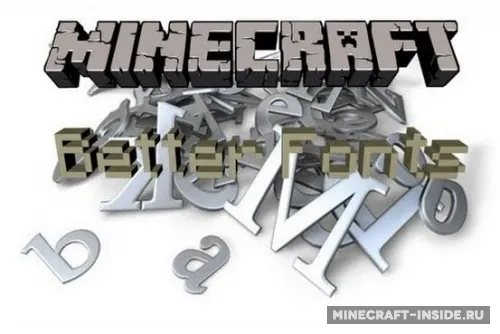 BetterFonts — Minecraft mod, rasm 1