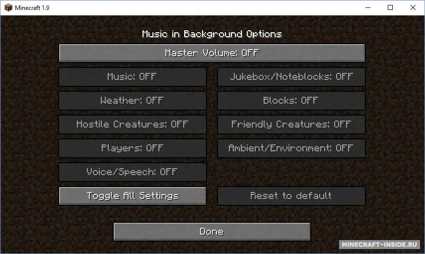 Soundless Background — Minecraft mod, rasm 3