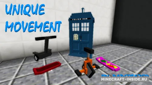 Unique Movement — Minecraft mod, rasm 1