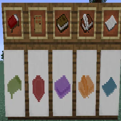 Additional Banners — Minecraft mod, rasm 1
