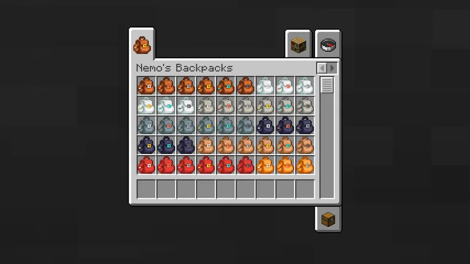 Nemo's Backpacks — Minecraft mod, rasm 2