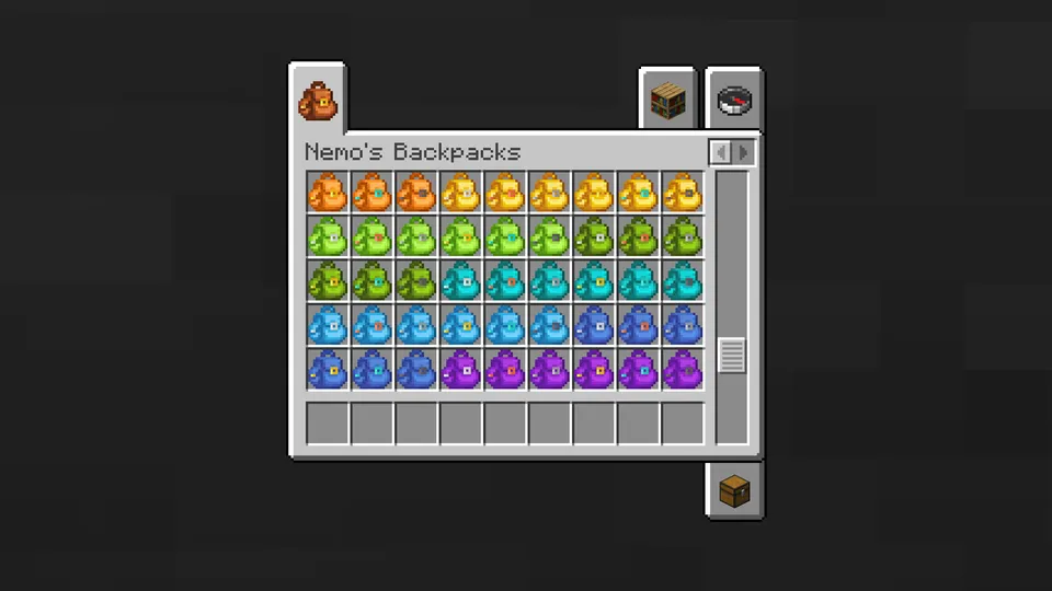 Nemo's Backpacks — Minecraft mod, rasm 3