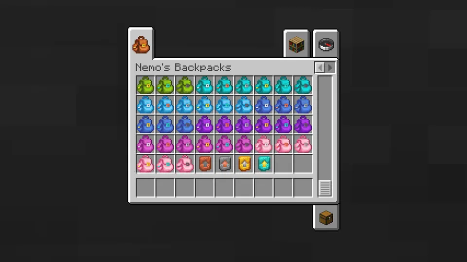 Nemo's Backpacks — Minecraft mod, rasm 4