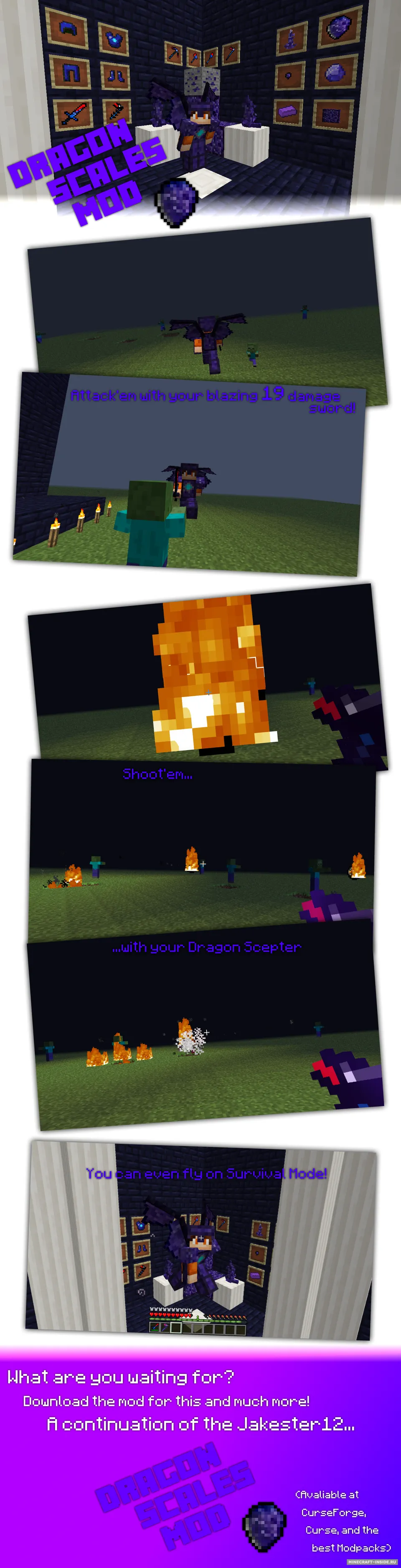 Dragon Scales — Minecraft mod, rasm 2