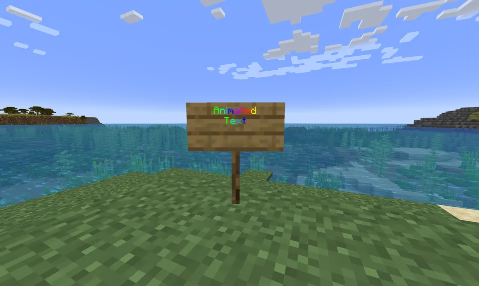Animated Text — Minecraft mod, rasm 2