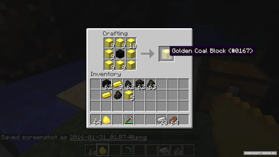 Charcoal Block — Minecraft mod, rasm 4