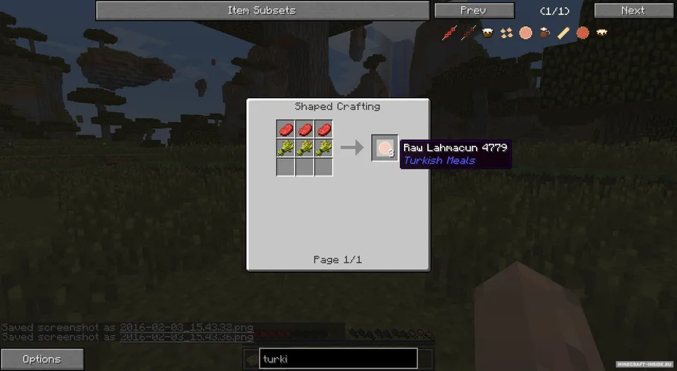 Turkish Meals — Minecraft mod, rasm 8
