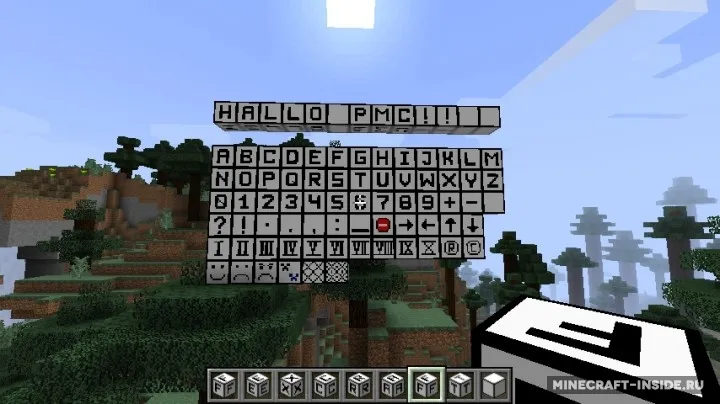 Fex's Alphabet & More — Minecraft mod, rasm 2