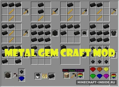 Metal Gem Craft — Minecraft mod, rasm 1