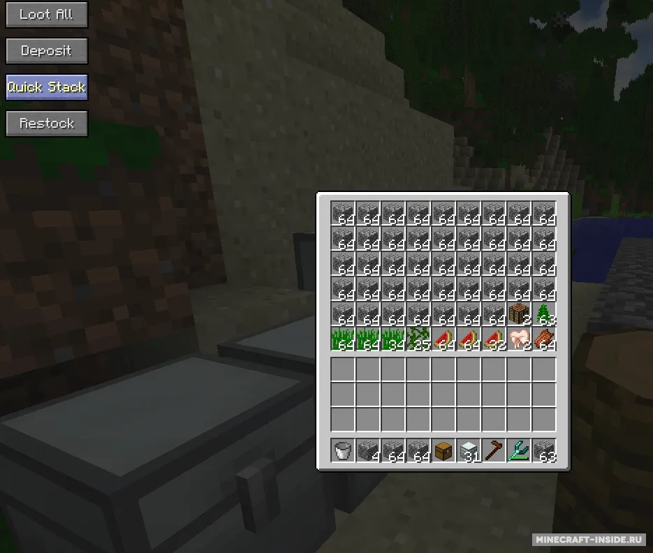 Terraria Buttons — Minecraft mod, rasm 2