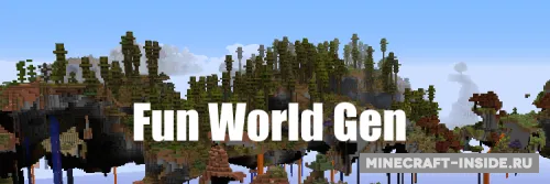 Fun World Gen — Minecraft mod, rasm 1