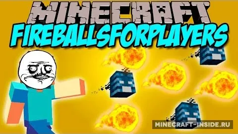 FireBalls For Players — Minecraft mod, rasm 1