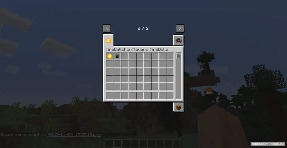 FireBalls For Players — Minecraft mod, rasm 2