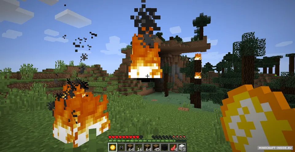 FireBalls For Players — Minecraft mod, rasm 5