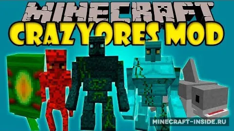 Crazy Ores — Minecraft mod, rasm 1
