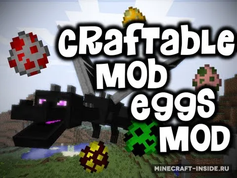 Craftable MobEggs — Minecraft mod, rasm 1