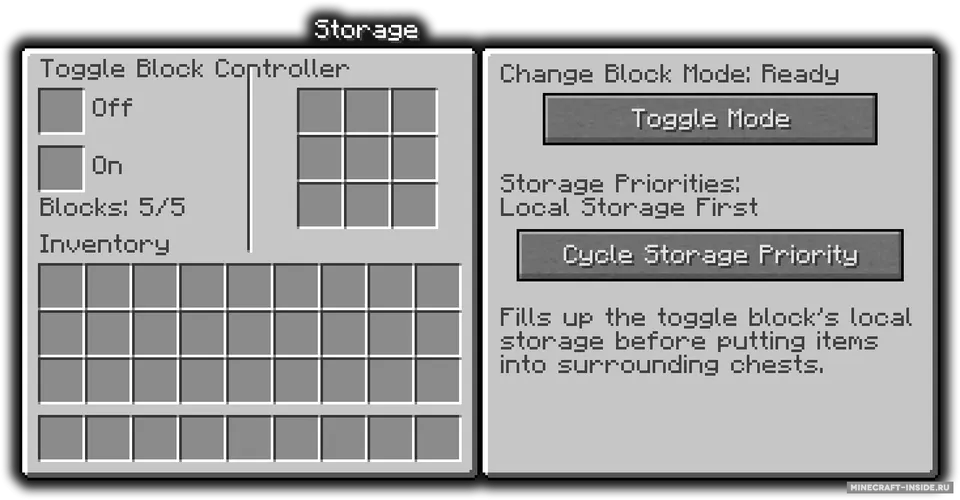 Toggle Blocks — Minecraft mod, rasm 5