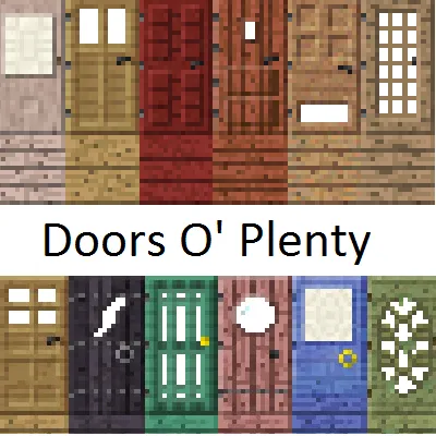 Doors O’ Plenty — Minecraft mod, rasm 1