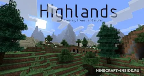 Highlands — Minecraft mod, rasm 1