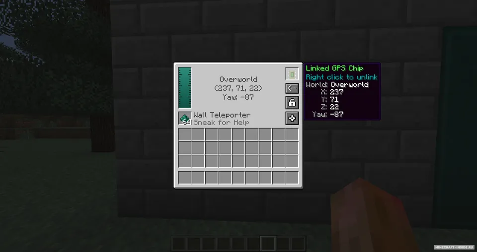 Wall Teleporters — Minecraft mod, rasm 3
