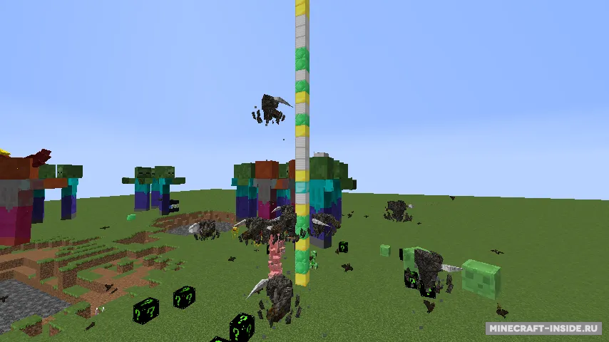 Lucky Block Dark Neon — Minecraft mod, rasm 2